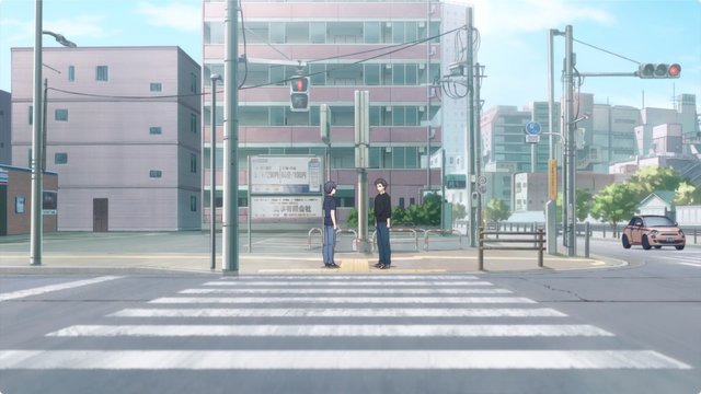 In front of the convenience store